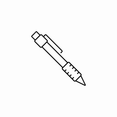 ball pen icon sign vector