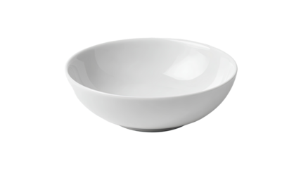White round shallow bowl