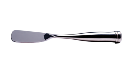 Stainless steel spatula, angled blade, smooth finish
