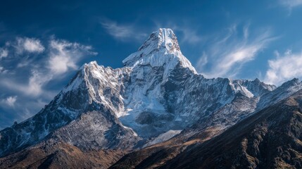 Obraz premium Majestic mountain peak