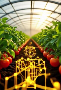 Intelligent system in agriculture. Tomato plantation with robotic monitoring.