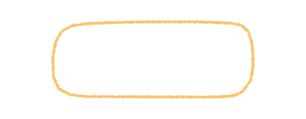 Hand drawn chalk outline textbox rectangle creates an organic box for text. Sketch frame with label gives a clean background. Simple style fits message or template for card, banner, or mockup.