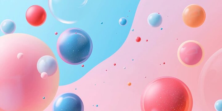 pink and blue easter balls