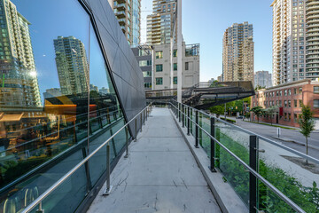 Fototapeta premium Photo of Rainbow Park in Downtown Vancouver, BC, Canada