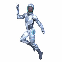 サイバーマン　3DCGレンダリング