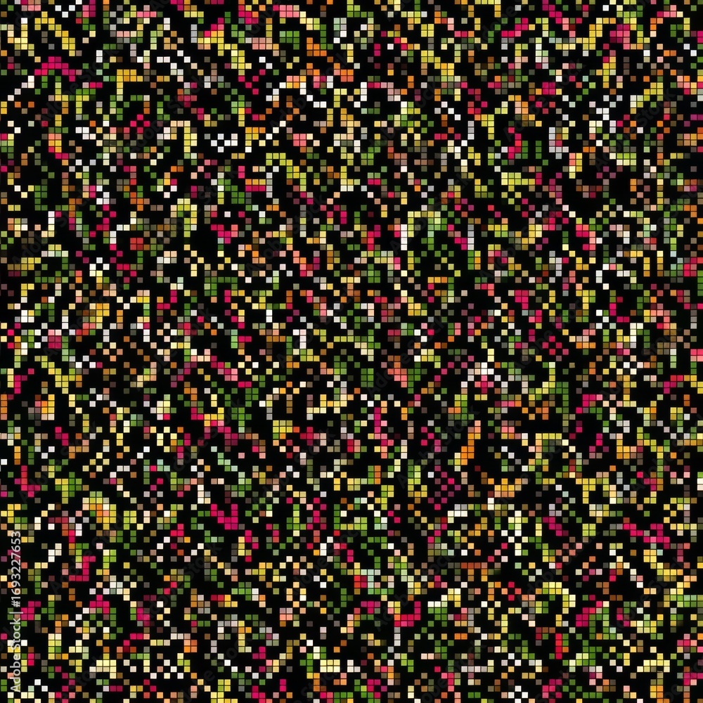Aufkleber colorful pattern of squares and rectangles. the squares are in different colors and sizes. the patte