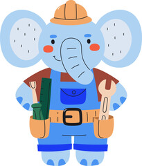 Elephant Builder with Tools