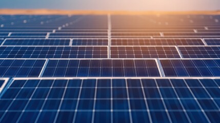 Solar Panels Farm: Renewable Energy Source Technology