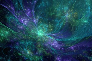 Abstract Cosmic Nebula Design