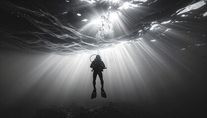 Underwater Scuba Scene