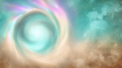 Abstract Cosmic Spiral Design