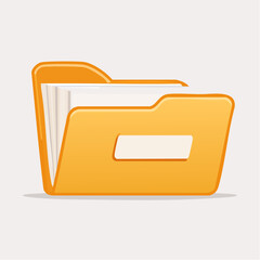 Orange Folder Icon