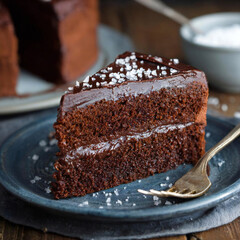 しっとりチョコレートケーキ