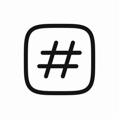 has tag icon sign vector