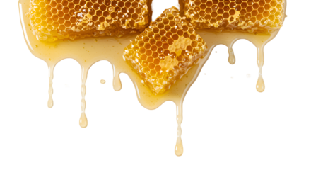 Golden Honeycomb Dripping Sweet, Pure Liquid Honey