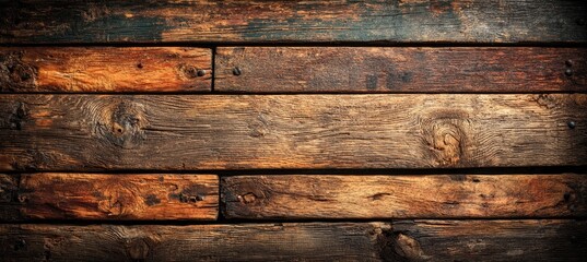 Fototapeta premium Aged wooden planks