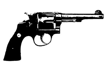 firearm silhouette machine gun vector weapon image isolated on white transparent background