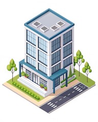 isometric building isometric. isometric, building, city, vector, house, architecture, icon, home, street, urban, construction, illustration, map, business, design, town, plan, tree, road, apartment, e