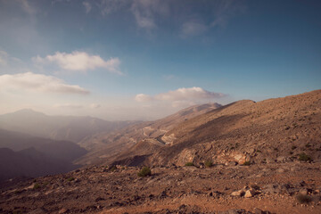 Jabel Jais mountain, Early Morning , Fujairah, United Arab Emirates.