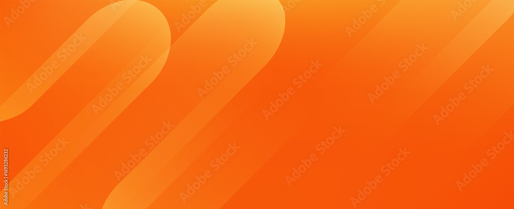 Poster abstract orange background with diagonal lines. dynamic shapes composition. modern trendy design in 