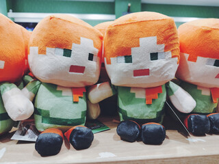 Fototapeta premium MINECRAFT キャラクター製品