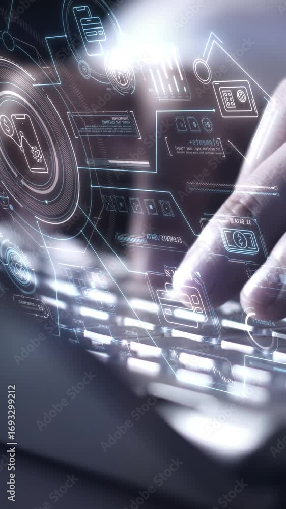 Poster a system for accessing financial instruments from a smartphone.