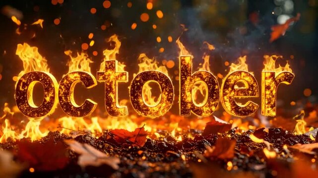 Autumnal october display