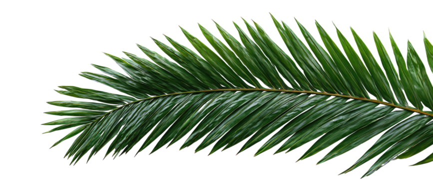 Close-up of a palm frond