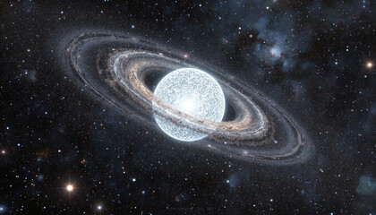 A white dwarf’s crystallized core glimmers like a cosmic diamond