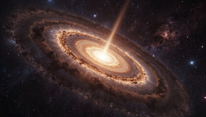 A gamma-ray burst’s afterglow fades in a distant galaxy