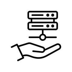 Server Unit line icon