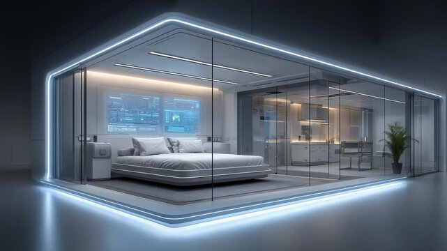 Smart Tech Future Living Minimalist Home Design