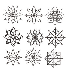 set of mandala