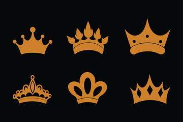 Elegant Tiara Crown Illustration for Royal and Bridal Themes