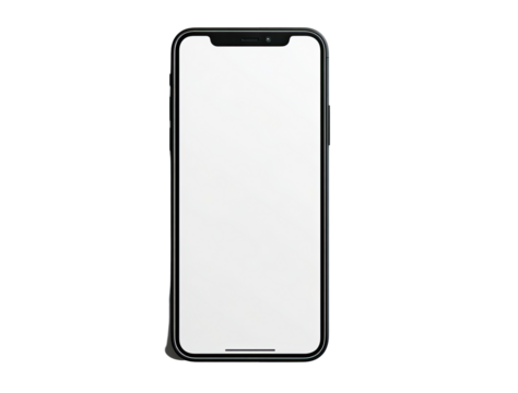 Black smartphone with blank screen (4)