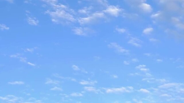 Blue Sky with Scattered Altocumulus Cloudlets