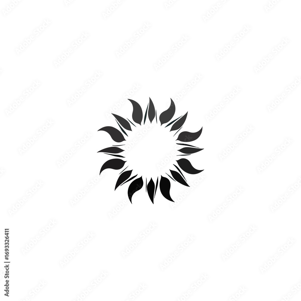 Poster abstract circular design element