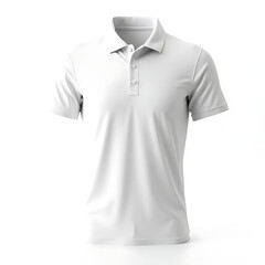Polo Shirt Mockup in Crisp White A Clean and Versatile Apparel Design for Any Occasion