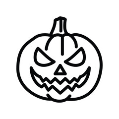 Halloween icon design template
