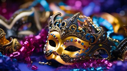 イベント・お祭り用の黄金の仮面