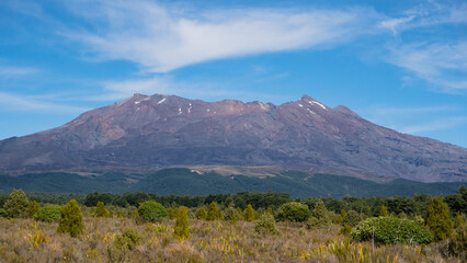 Mt Ruapehu in Summer