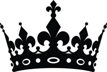 Elegant crown vector illustration scalable eps royal symbol icon for design projects