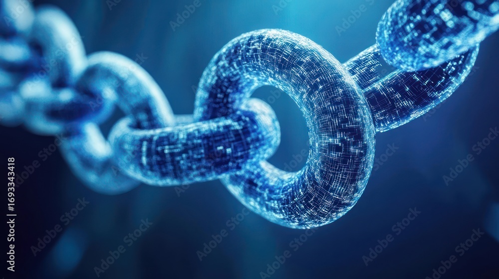 Poster digital chain: blockchain technology, cybersecurity, and data security