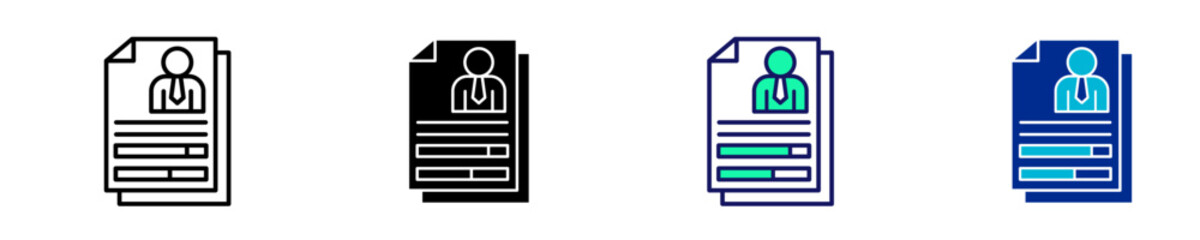 Skill  Icon Set Multiple Style Collection