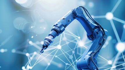 Industrial Robotic Arm with Network Connection