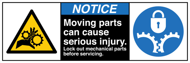 80 NOTICE Moving Parts Can Ca...