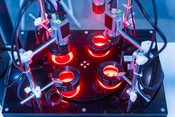 smart robot in manufacturing industry for industry 4.0 and technology concept. Robotic vision sensor camera system in intellegence factory © xiaoliangge