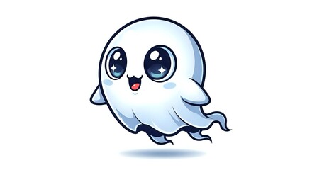 Cute Cartoon Halloween Ghost