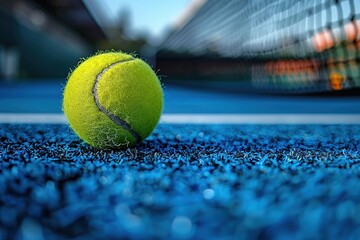 tennis racket and ball