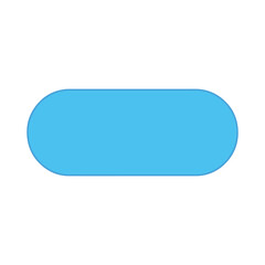 Light blue rounded rectangle, simple and clean